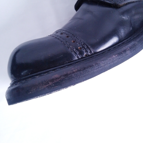 HH Double H Corcoran Paratrooper Black Leather Jump Boots Size 11 - Picture 9 of 9